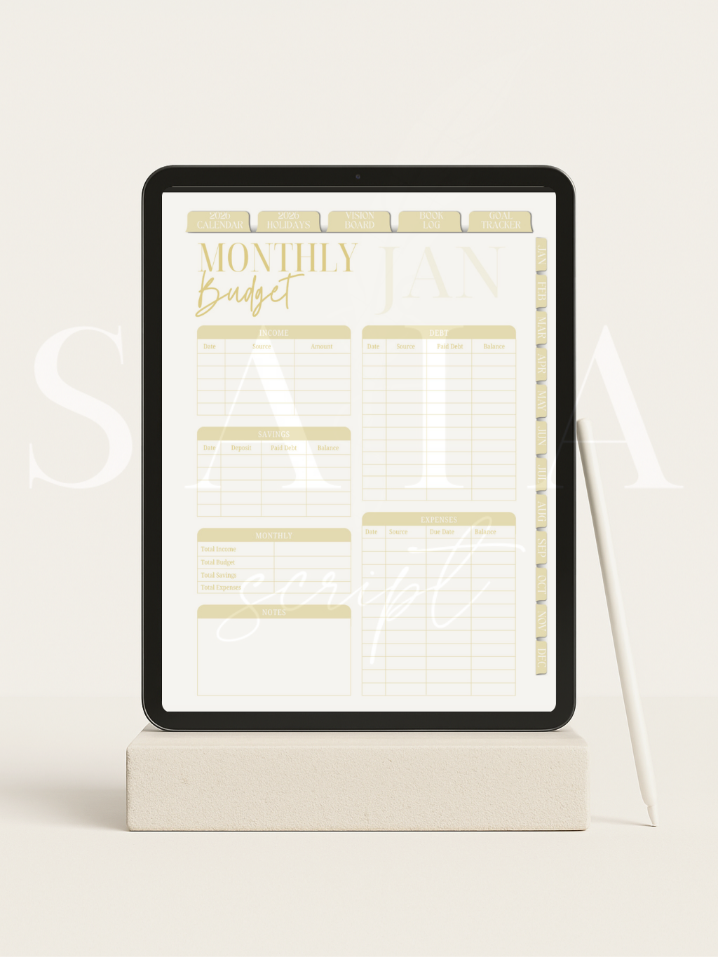 2026 Deluxe Planner (Digital)